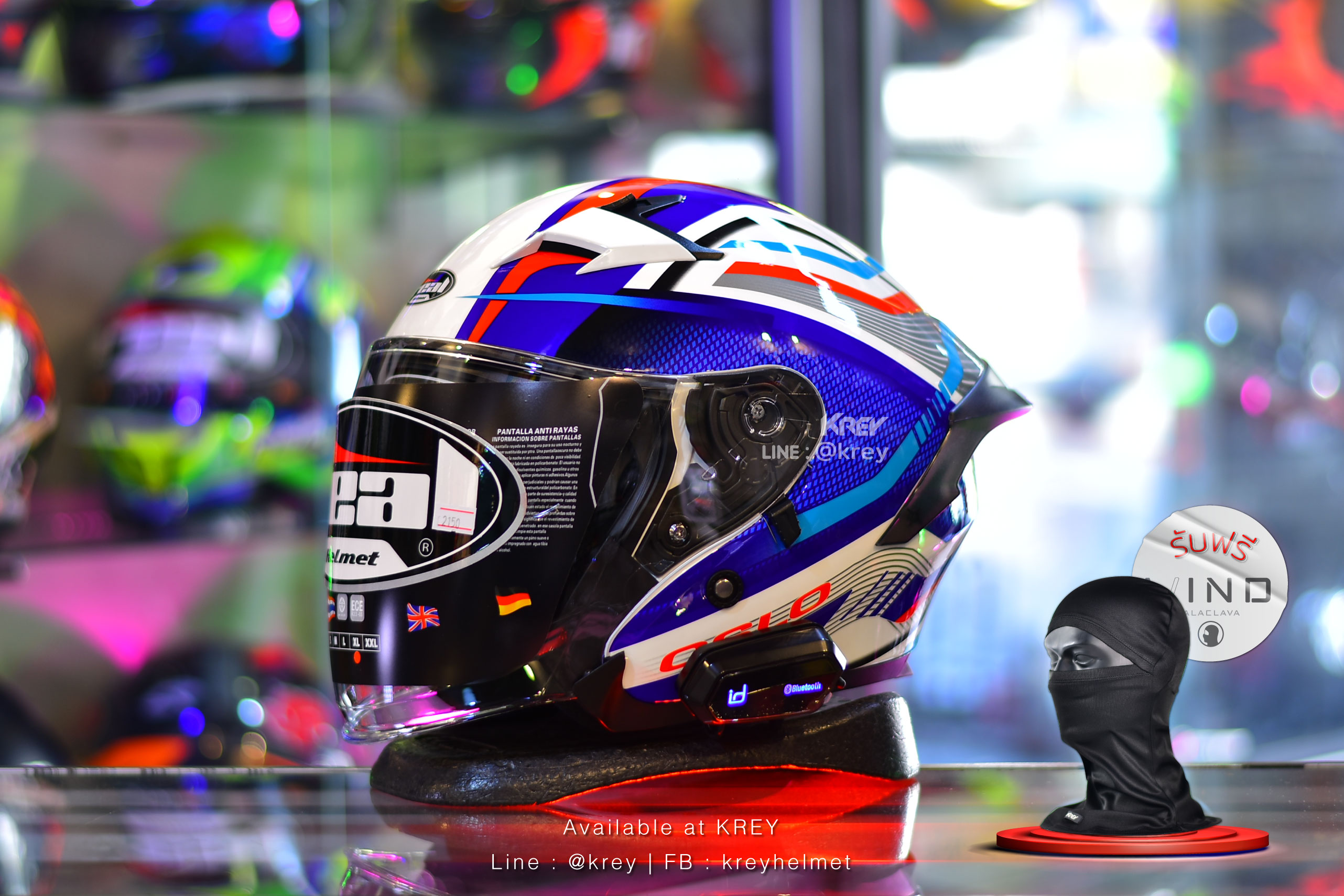 Real model OSLO Magma White Blue