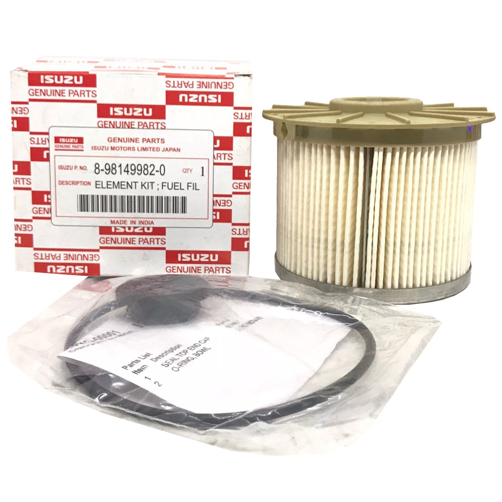 (แท้ศูนย์) กรองดักน้ำ ไส้กรองดักน้ำ ISUZU D-Max/Mu-7เครื่องยนต์ 2.5 , 3.0 ปี 2008-2011 (8981499820 / 8-98149982-0) คอมมอนเรล