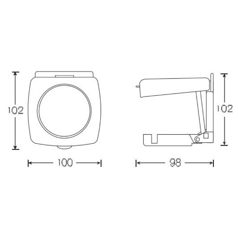 🔥ที่วางแก้ว ที่วางแก้วในรถยนต์ สีดำ,สีเทา,สีครีม พร้อมน๊อต ในการติดตั้ง ตลับวางแก้ว วางแก้วน้ำบนรถยนต์ พับได้ ที่วางของ