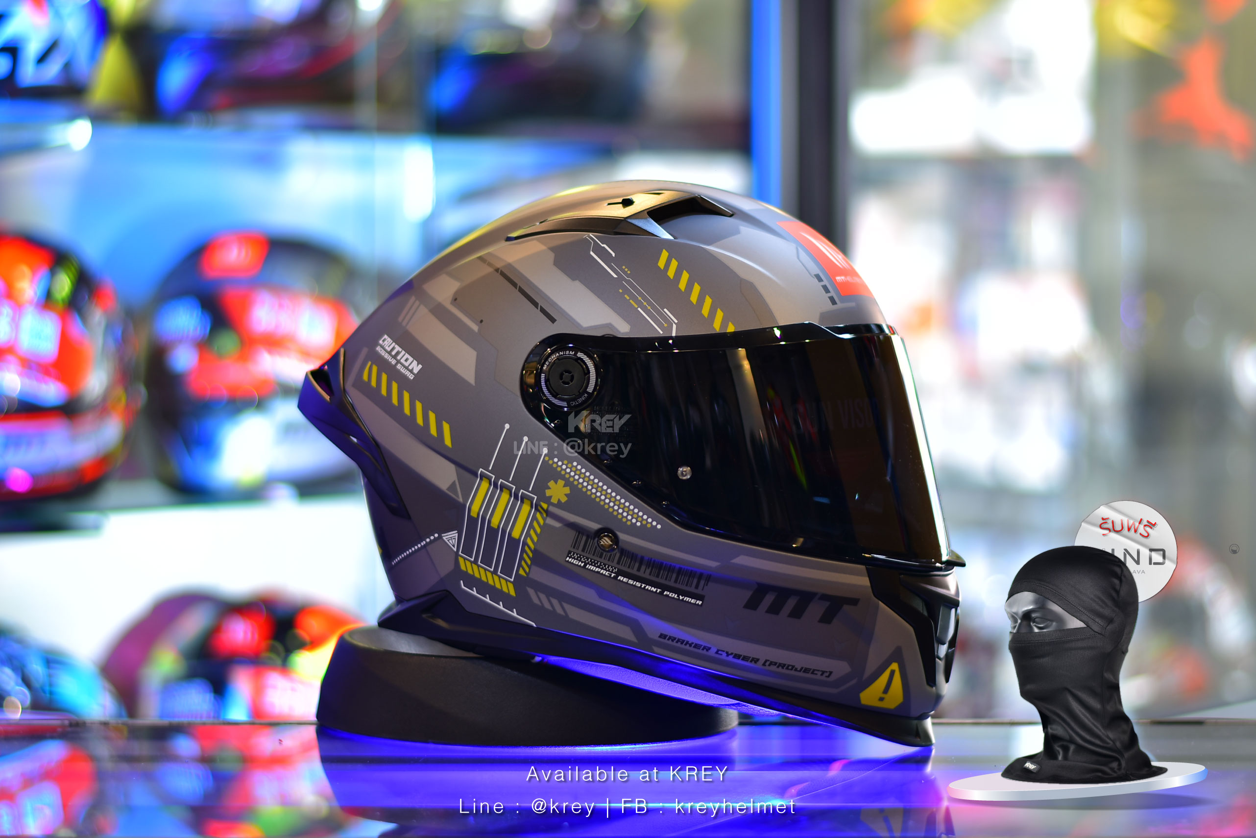 MT model BRAKER SV CYBER MATT GREY