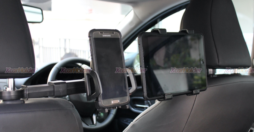 HEADREST COMBO SET | ที่วางแท็บเล็ต และมือถือ แบบเกาะระหว่างเบาะนั่งรถยนต์