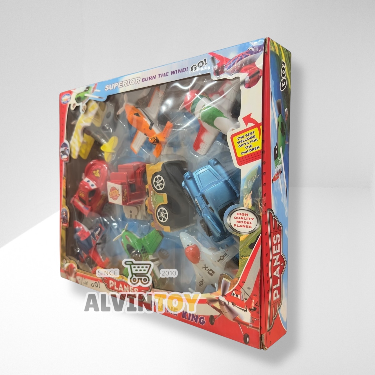 โมเดล Mcqueen + Planes 10 ตัว