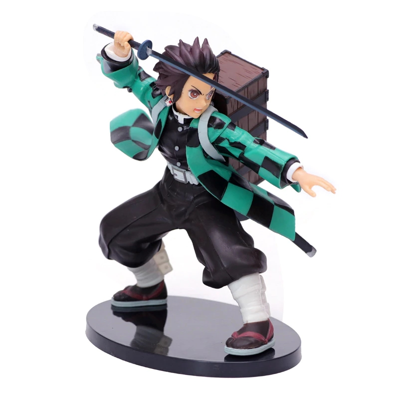 Action Figure Kimetsu no Yaiba ฟิกเกอร์ ดาบพิฆาตอสูร คามาโดะ ทันจิโร่ ขนาดความสูง 17 ซม. มีฐาน พร้อมกล่อง งานสวย