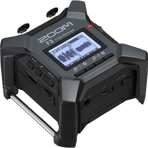 Zoom F3 *ของแท้รับประกัน1ปี* เครื่องบันทึกเสียง, 2-Input / 2-Track Portable Field Recorder