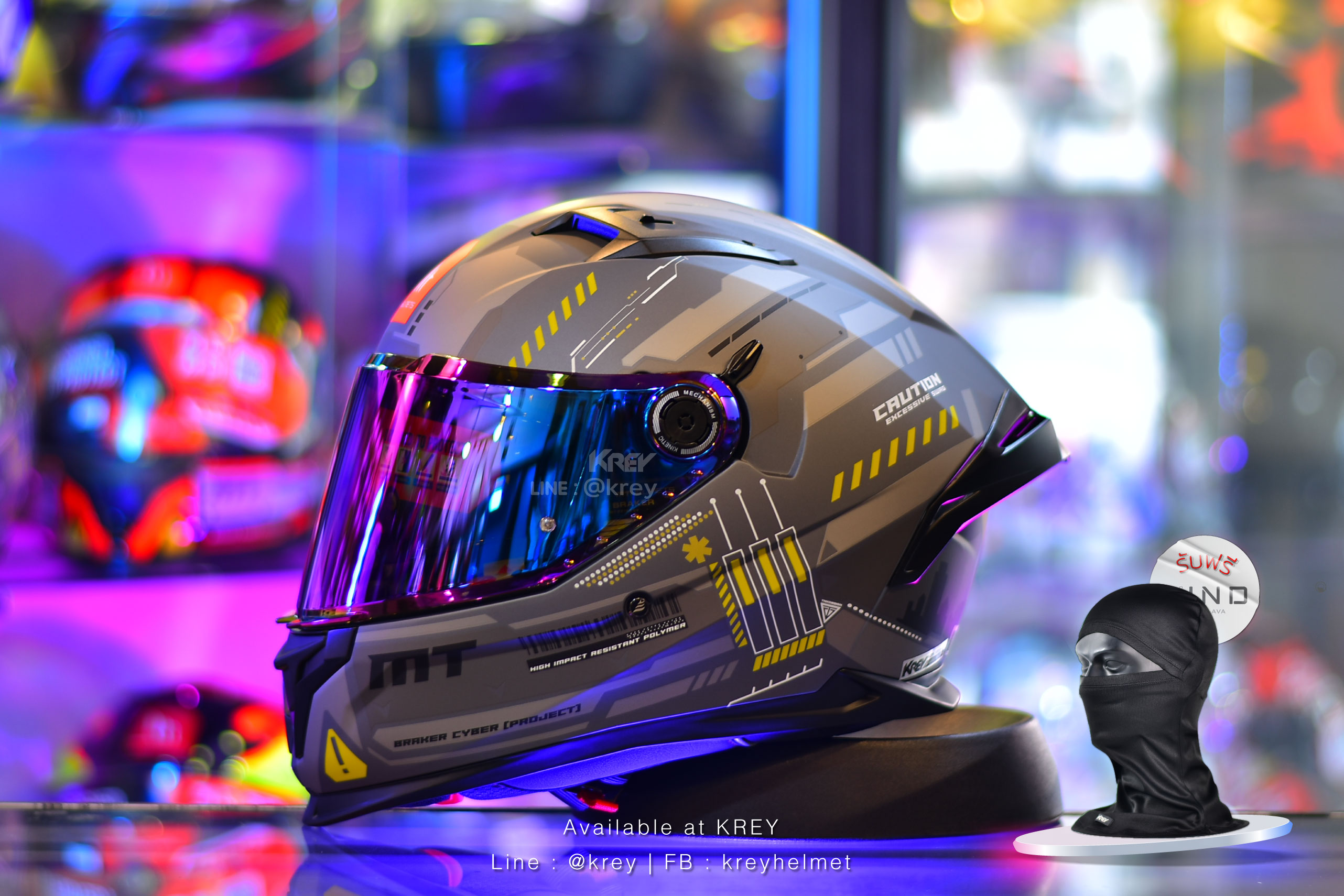 MT model BRAKER SV CYBER MATT GREY