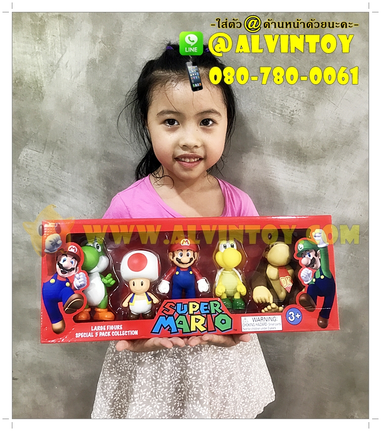 Figures Characters Mario - มาริโอ้ 5 ตัว