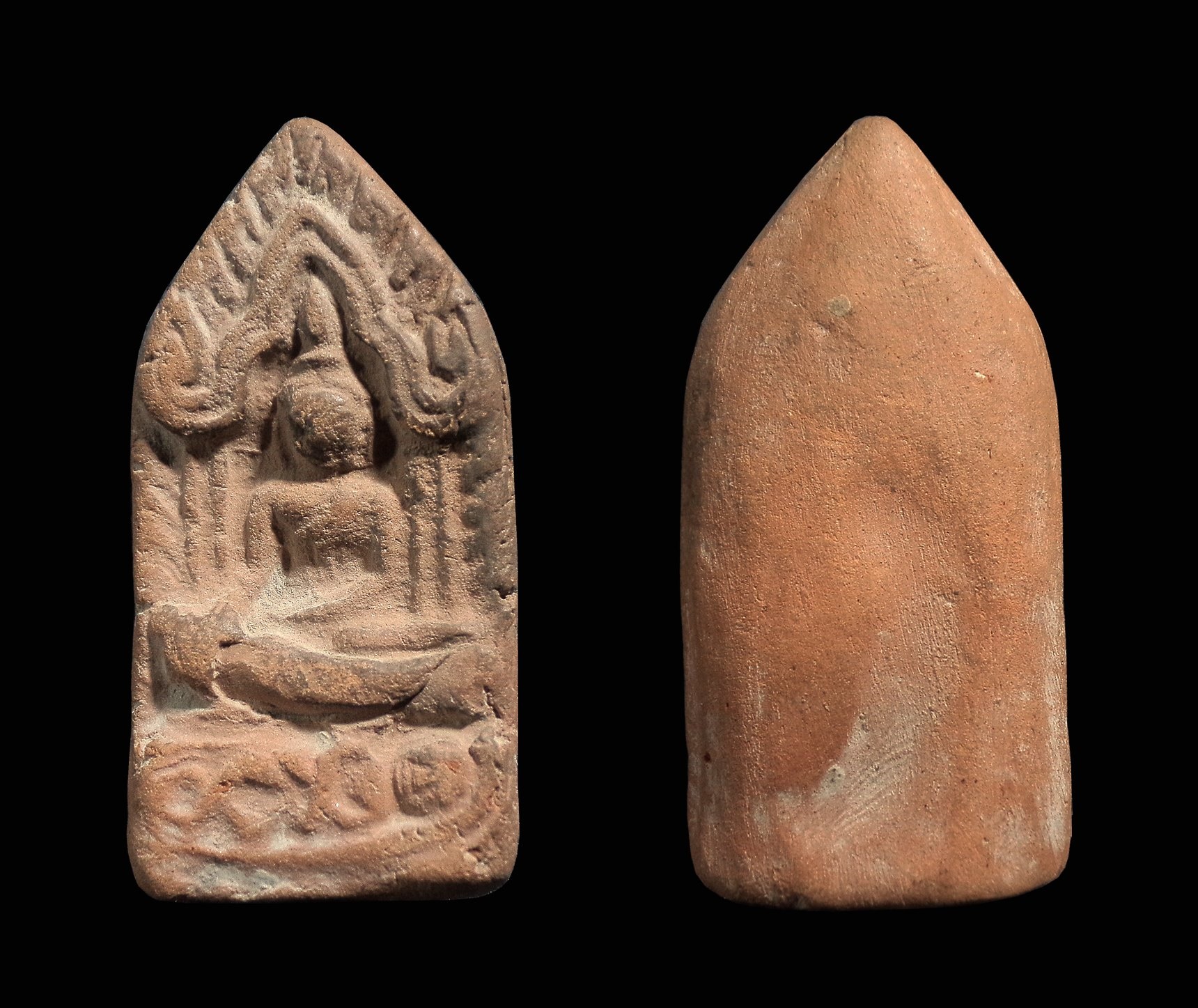 พระขุนแผนถือดาบ กุมารทอง เนื้อดิน