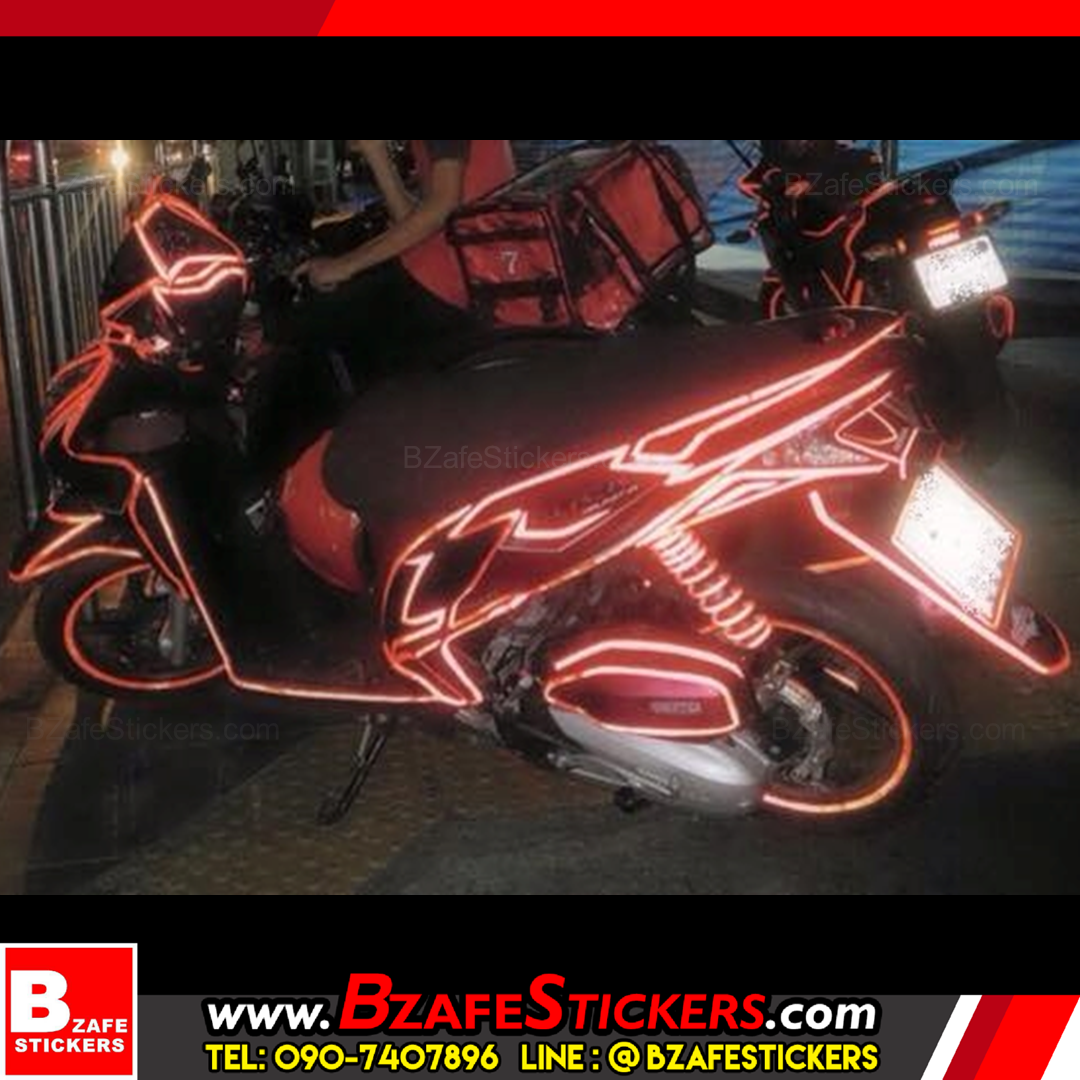 รีวิว สติ๊กเกอร์สะท้อนแสงติดขอบล้อ 3M, Kiwalite สติ๊กเกอร์ติดล้อ สติ๊กเกอร์แต่งรถ