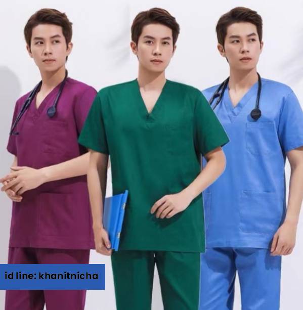 ชุดสครับ ชุดหมอผ่าตัด ชุดพยาบาล