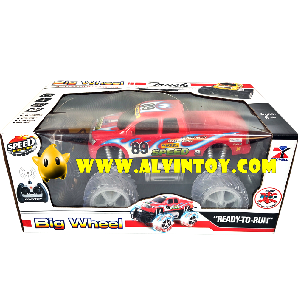 รถ 4WD บังคับวิทยุ พร้อมรีโมทไร้สาย Big Wheel แถมถ่านชาร์จ