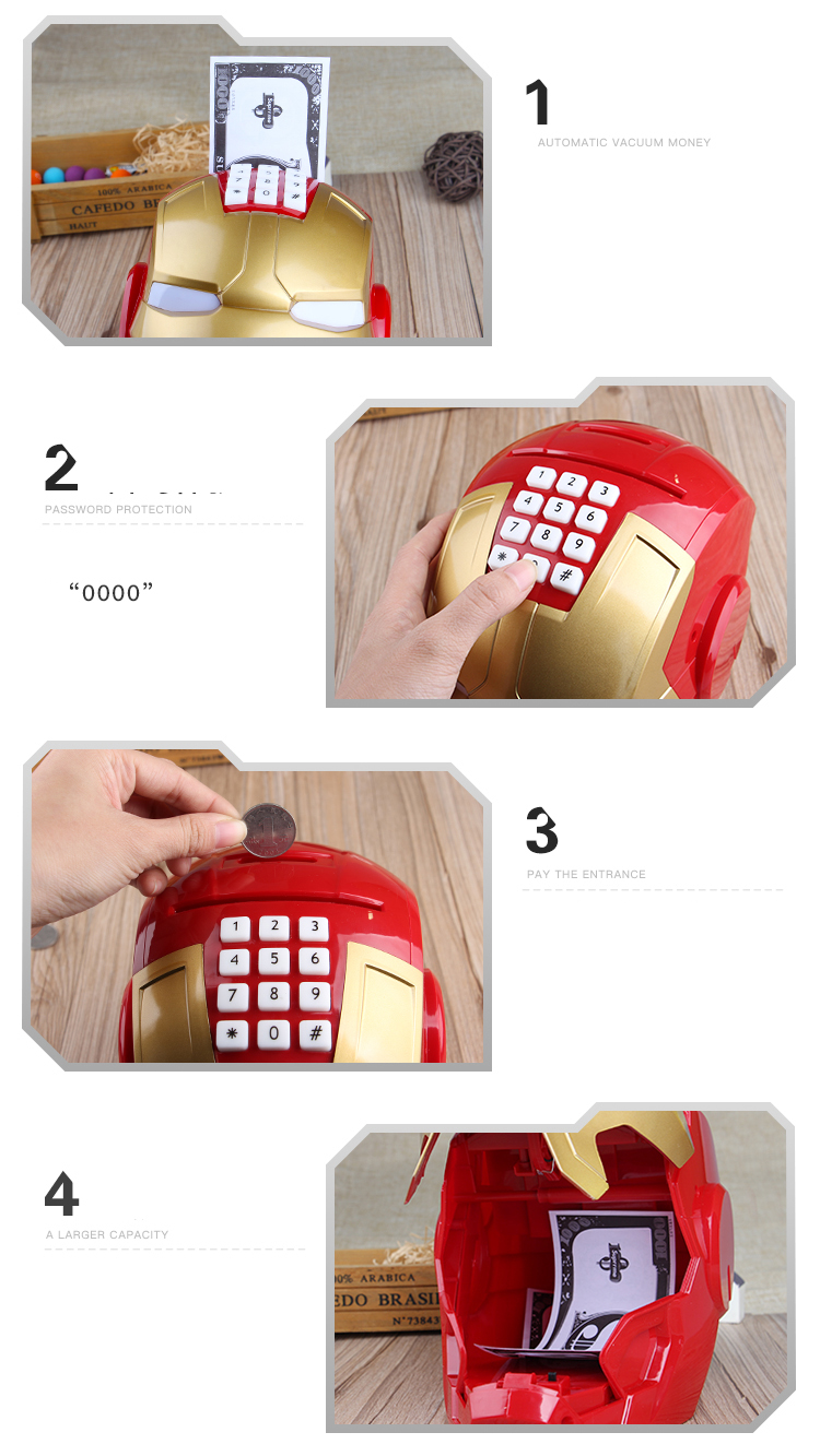 กระปุกออมสิน Iron Man Mechanic