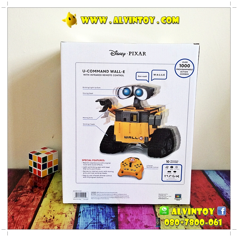 Wall-E With Infrared Remote Control