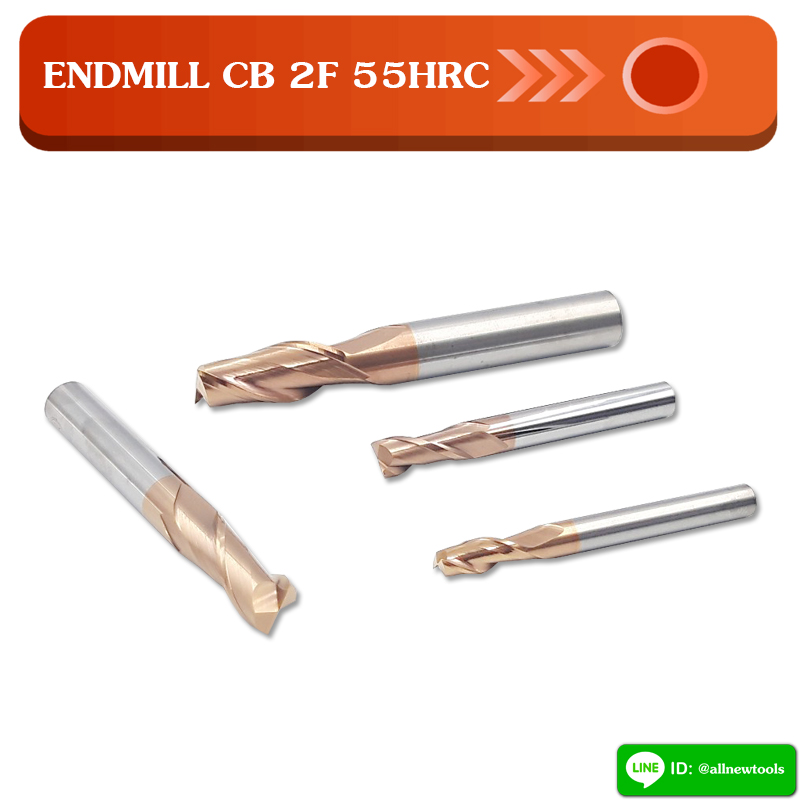 ENDMILL CB 2F 55HRC
