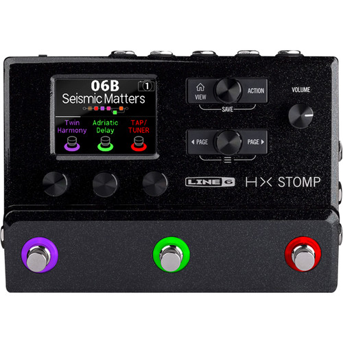 Line 6 HX Stomp *ของแท้รับประกัน 1ปี* มัลติเอฟเฟคกีต้าร์ ฟรี!! สาย USB/ Adaptor