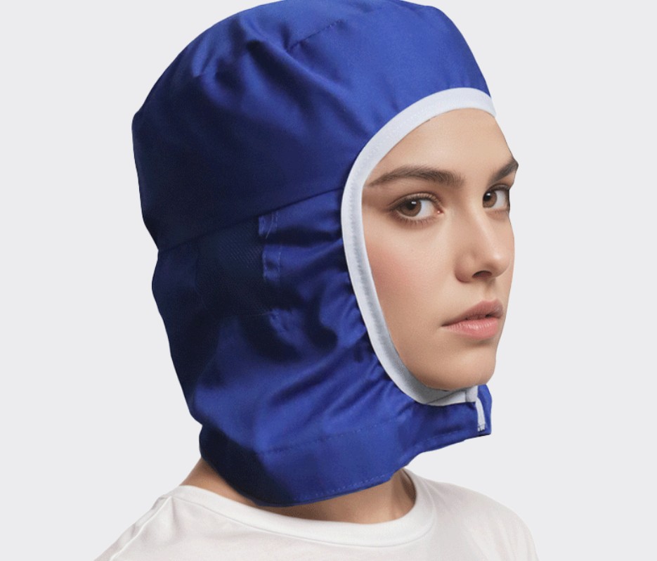 หมวกโรงงาน หมวกอนามัยป้องกันฝุ่น หมวกโรงงานผลิตอาหาร