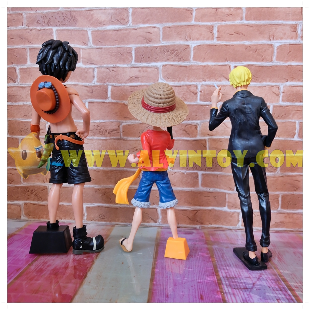 Figures One Piece โมเดล Luffy - ลูฟี่ Sanji - ซันจิ Portgas D. Ace - เอส
