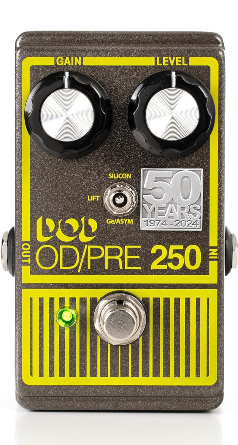 Digitech DOD Overdrive Preamp 250 (50th Anniversary Edition) *ของแท้รับประกัน 1ปี* Overdrive Guitar Effect Pedal, เอฟเฟคกีต้าร์