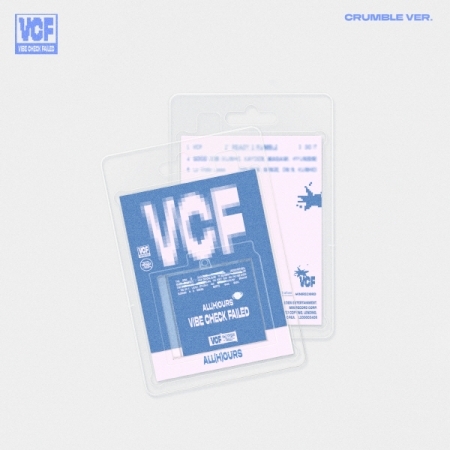 ( Pre-Order ) ALL(H)OURS 4th Mini Album [VCF] Crumble ver * ไม่มี Poster * วางจำหน่าย 10 / 9 / 2025