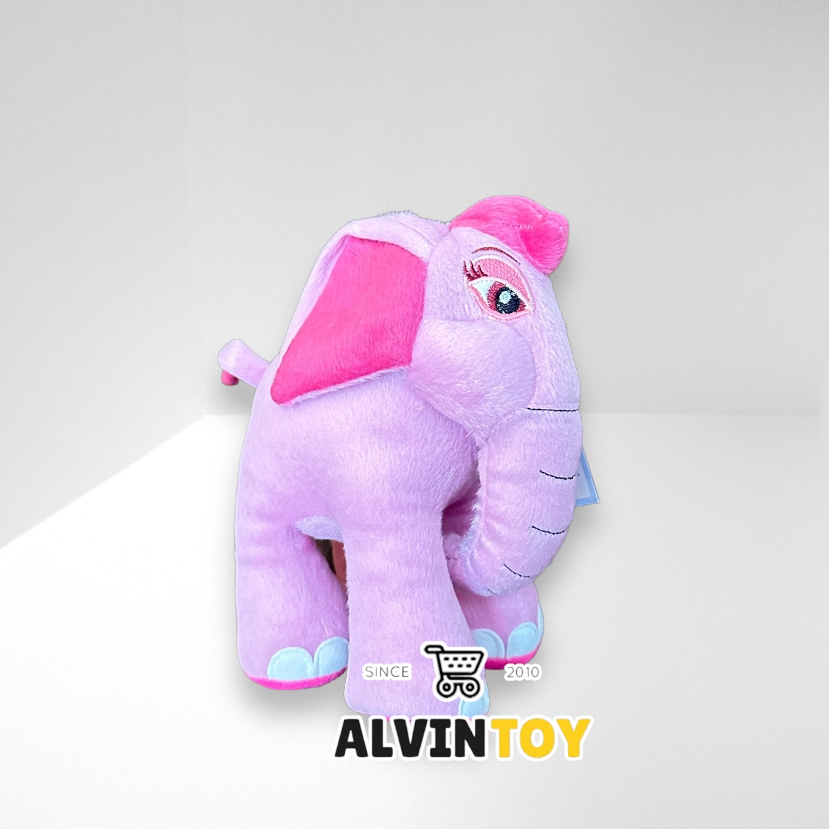 ตุ๊กตาช้างชบาแก้ว 7 นิ้ว