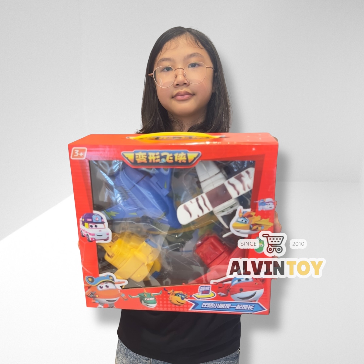 หุ่นยนต์ Super Wings - ซุปเปอร์วิง ชุด 4 ตัว