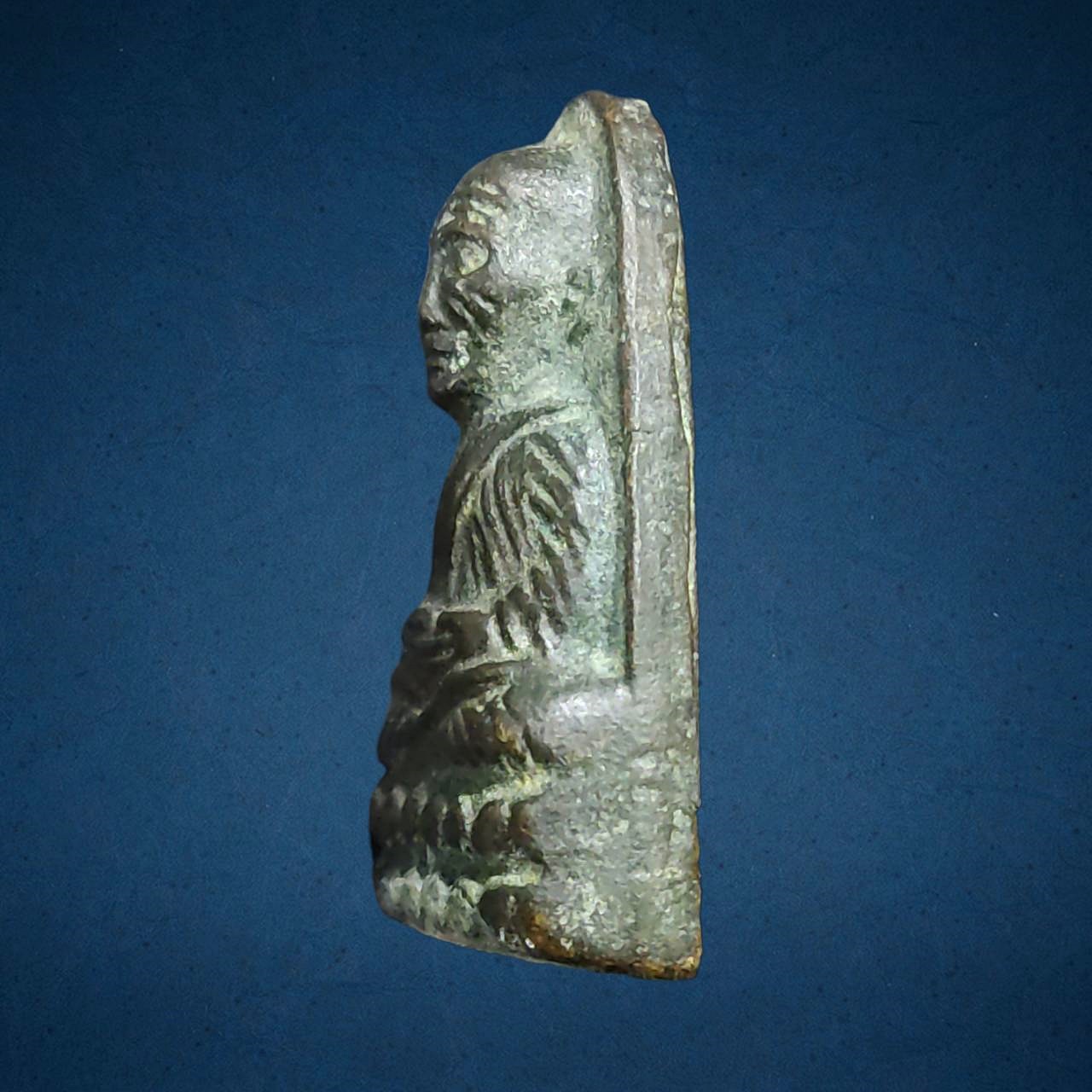 หลวงพ่อทวด เตารีดหลังหนังสือเล็ก ว.จุด วัดช้างให้ ปัตตานี ปี2505