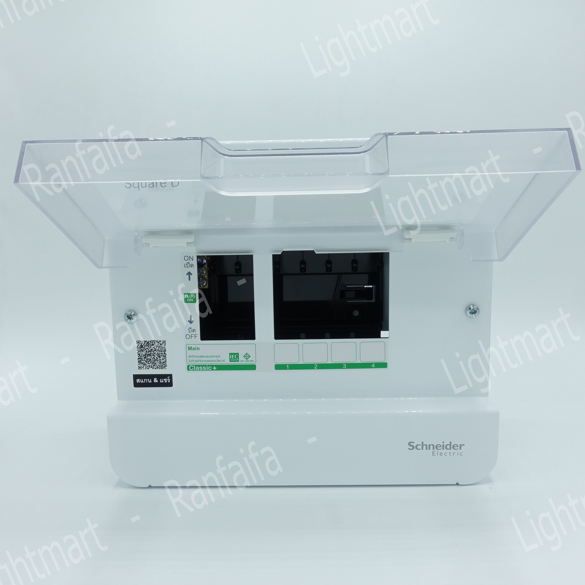 ตู้ Consumer Unit 2P ขนาด 4-18 ช่อง Schneider