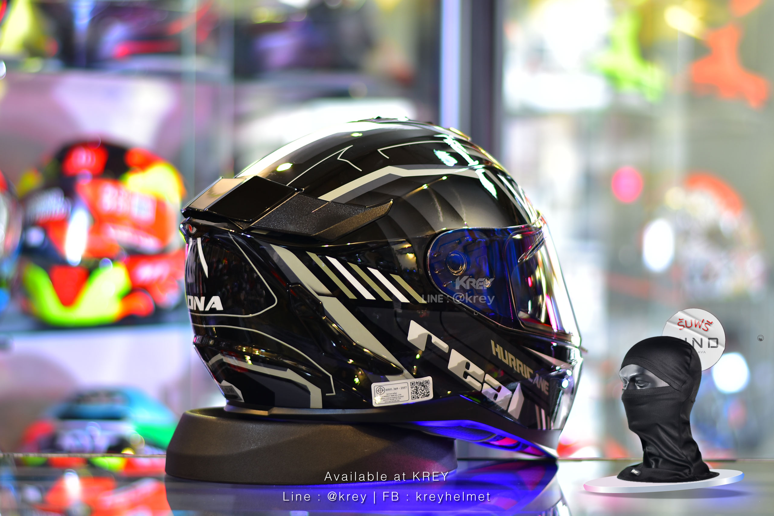 Real model Hurricane Kona Black Grey