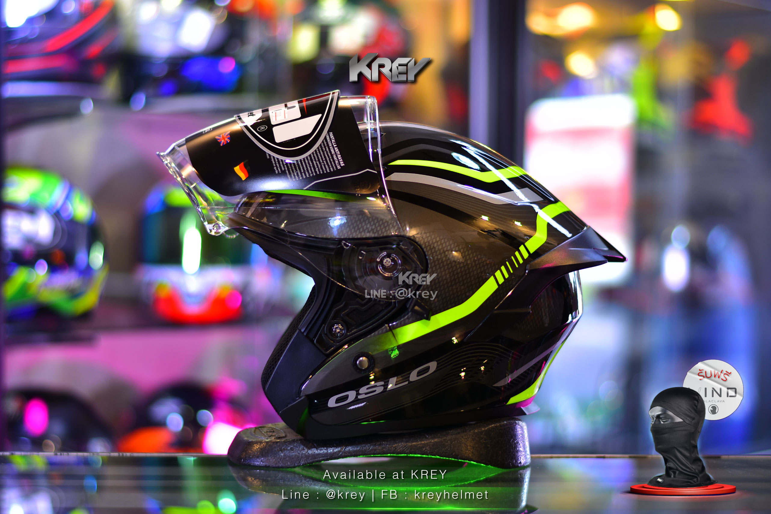 Real model OSLO Magma Black Yellow