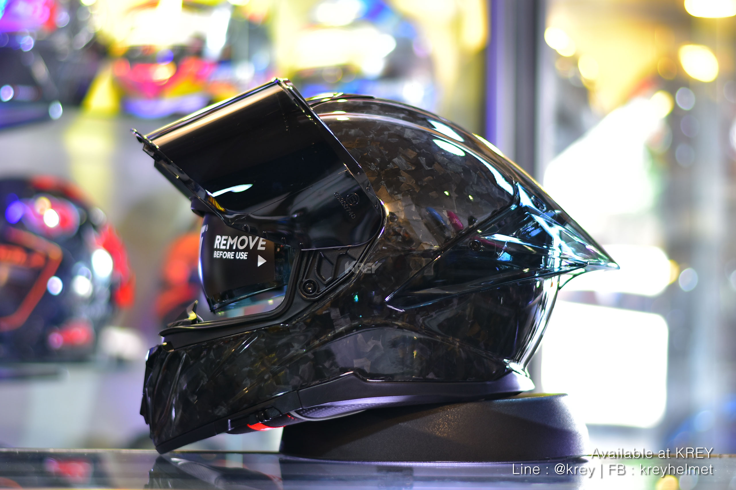 BRG Helmets model BR-24 Carbon Forged