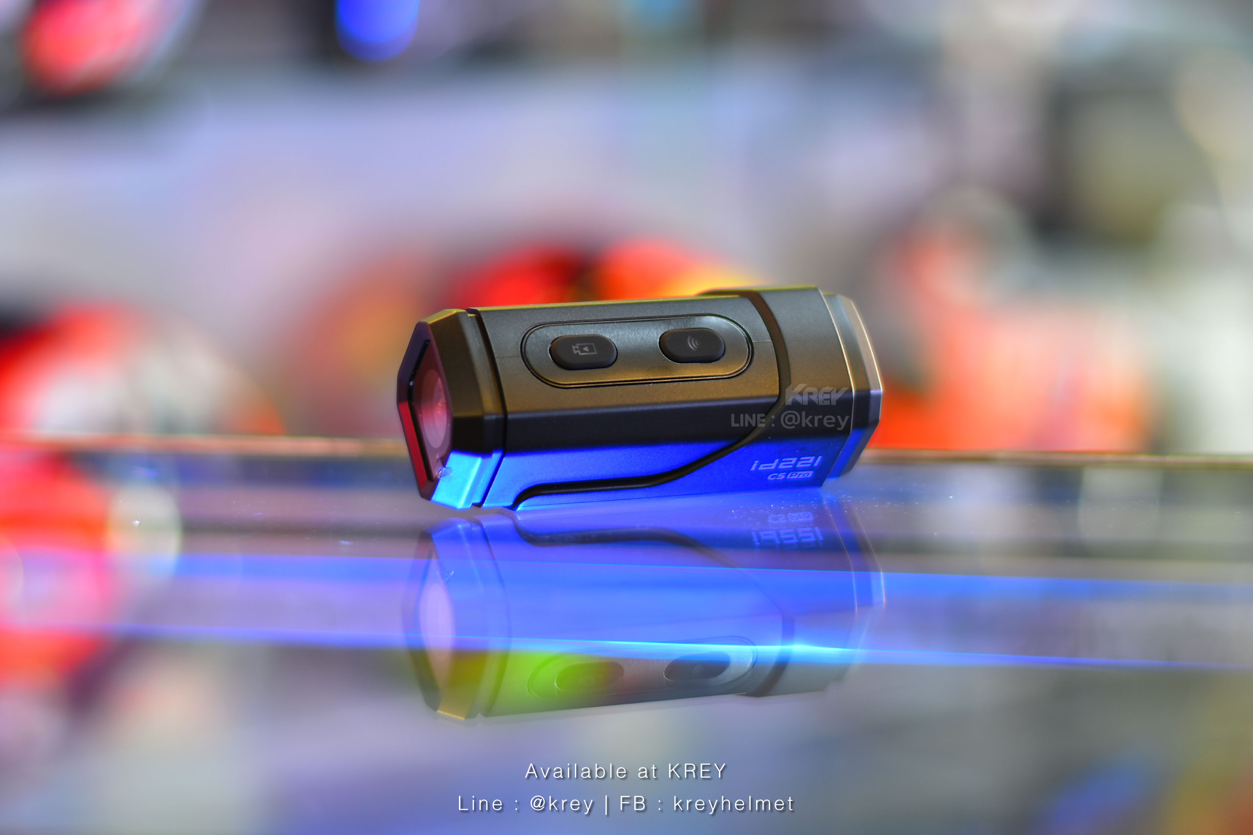 กล้องติดหมวก/รถ id221 รุ่น ACTION C5 Pro