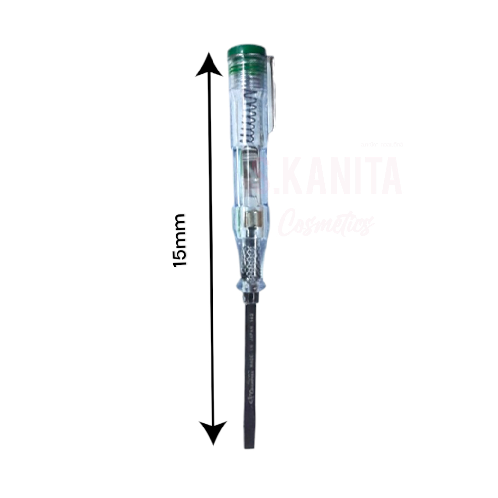 Champion ไขควงวัดไฟ ไขควงลองไฟ ไขควงเช็คไฟ 80V-300V No. 7700 Champion Fujimoto Check Power Screwdriver No.7700 Low Volta