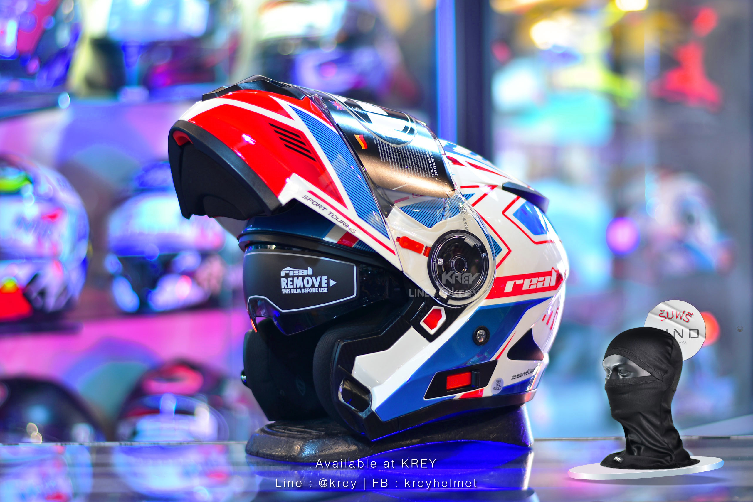 Real model Storm Eagle Force White Blue Red