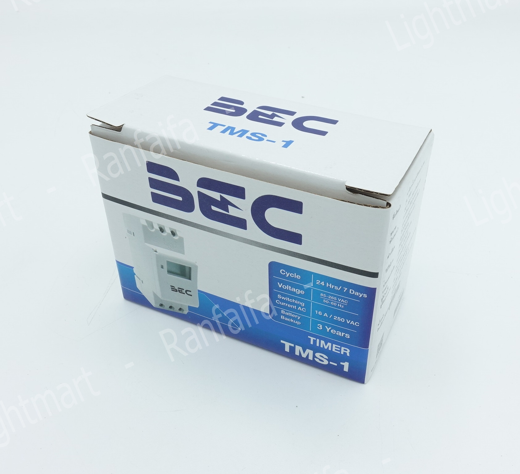 นาฬิกาตั้งเวลา 7 วัน ดิจิตอล TMS-1 BEC