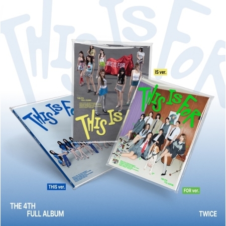 ( Pre-Order ) TWICE 4th Album [THIS IS FOR] ( Photobook ver ) Set 3 ver + Poster วางจำหน่าย 11 / 7 / 2025