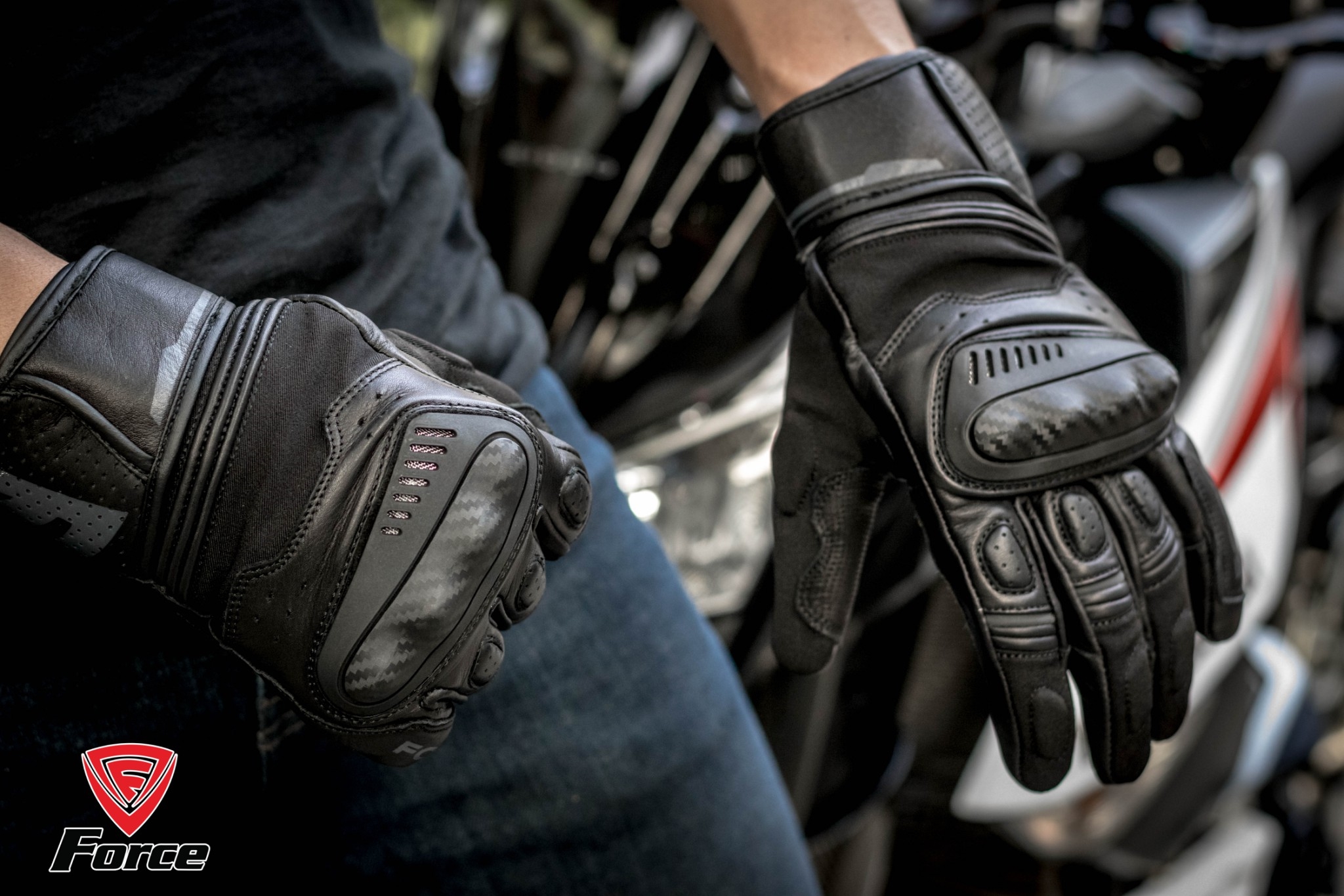 ถุงมือ Force รุ่น Alpine Gloves (Black)