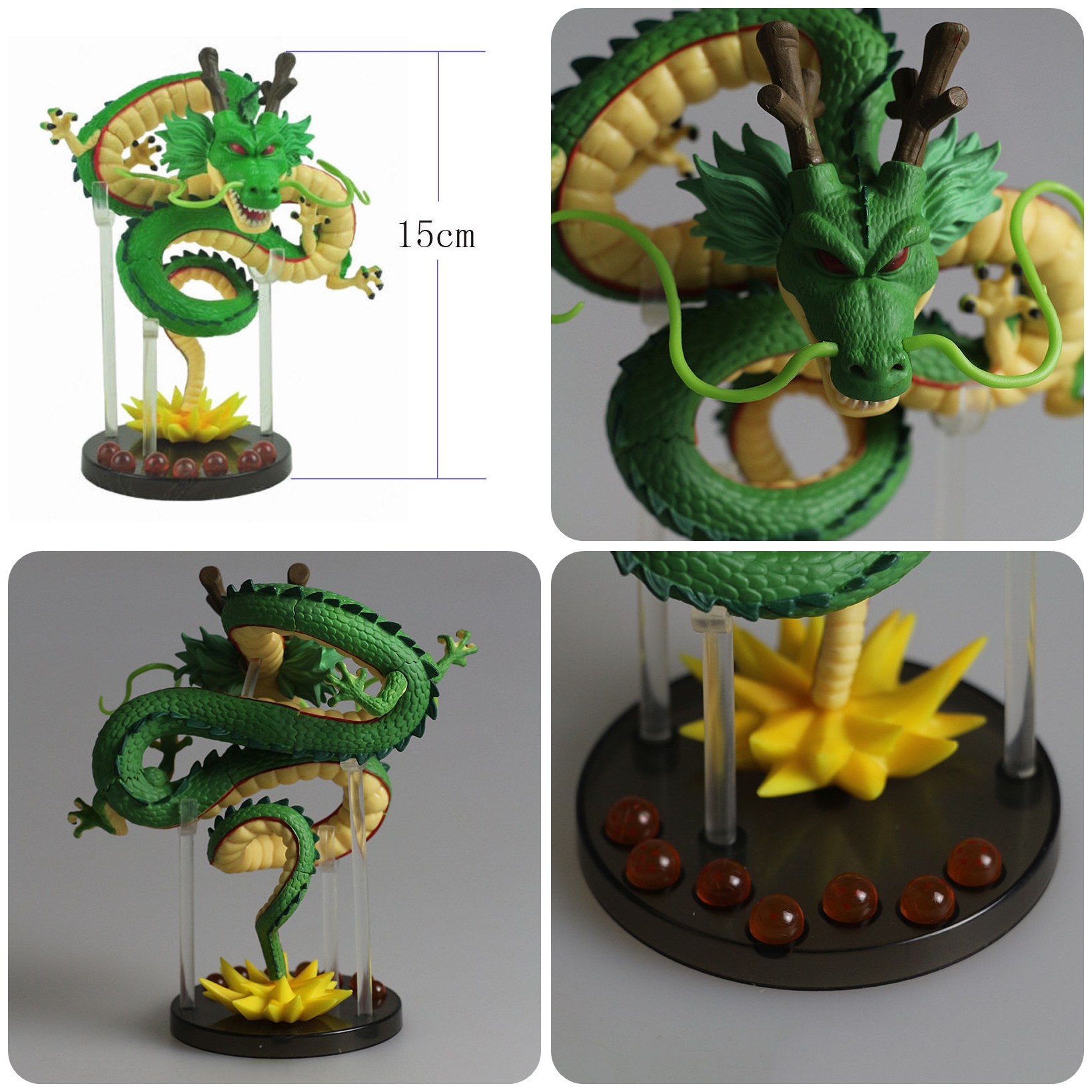Dragon Ball Z Action Figure Shenron With Mountain Crystal Balls