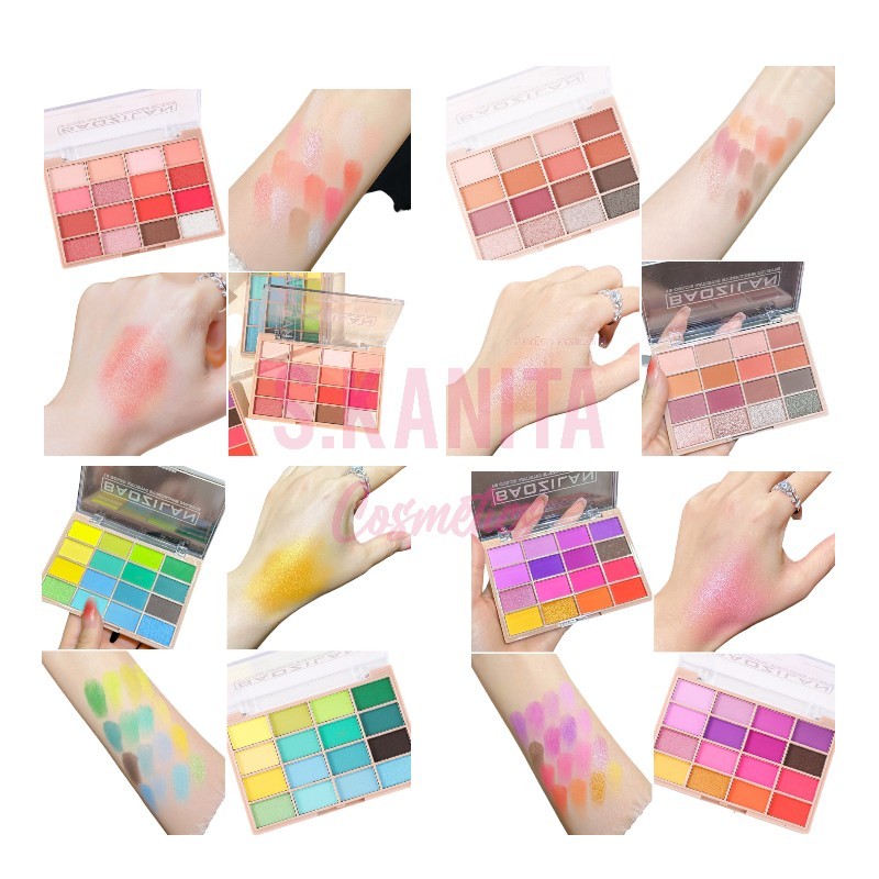 อายแชโดว์ ทาตา ทาหน้า 16 เฉดสี eyeskadow palette