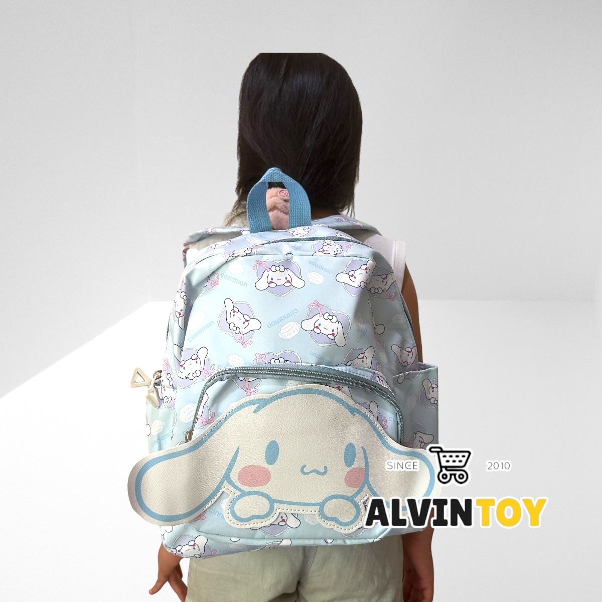 กระเป๋าเป้ Cinnamoroll ชินนาม่อนโรล ขนาด 12 นิ้ว สินค้าตรงปก ส่งเร็วจาก กทม.