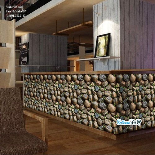 (กว้าง45cm.xยาว10m.)Wallpaper sticker วอลเปเปอร์แบบกาวในตัว SA1015