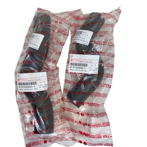 (แท้ศูนย์) ท่อยางหม้อน้ำ บน - ล่าง ISUZU D-MAX COM ปี 03-11 (4JK1/4JJ1) อีซูซุ ดีแม๊ค เบอร์ 8-97363604-T / 8-97363605-T ยี่ห้อ ISUZU / UPPER AND LOWER RADIATOR HOSE