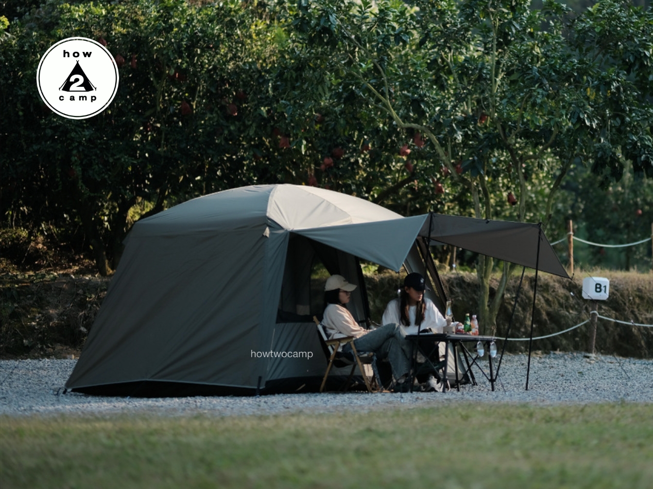 Vidalido poon saan เต็นท์ครอบครัว 2room