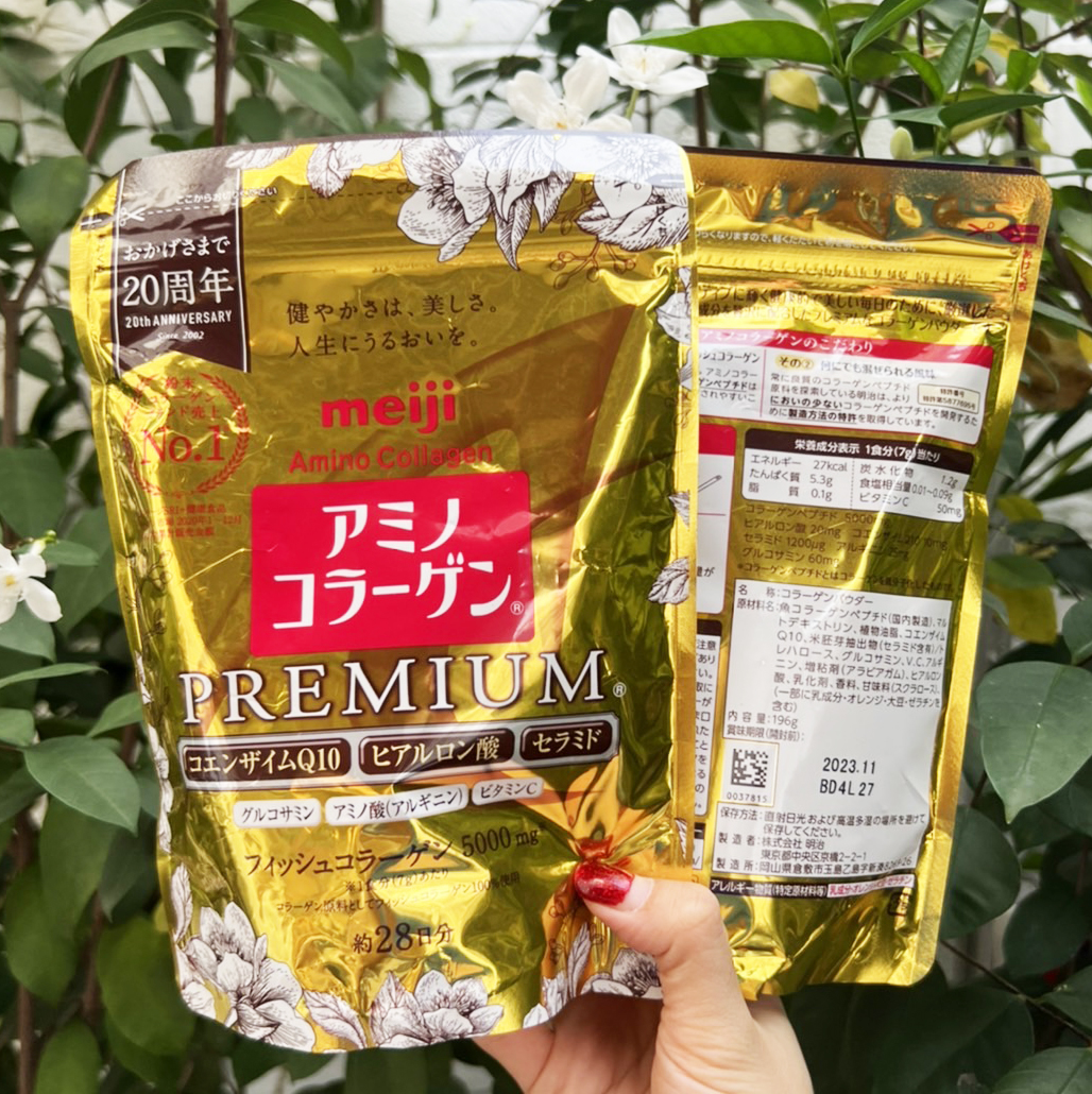 Meiji Amino Collagen+ CoQ10 & Rich Extract 196g.