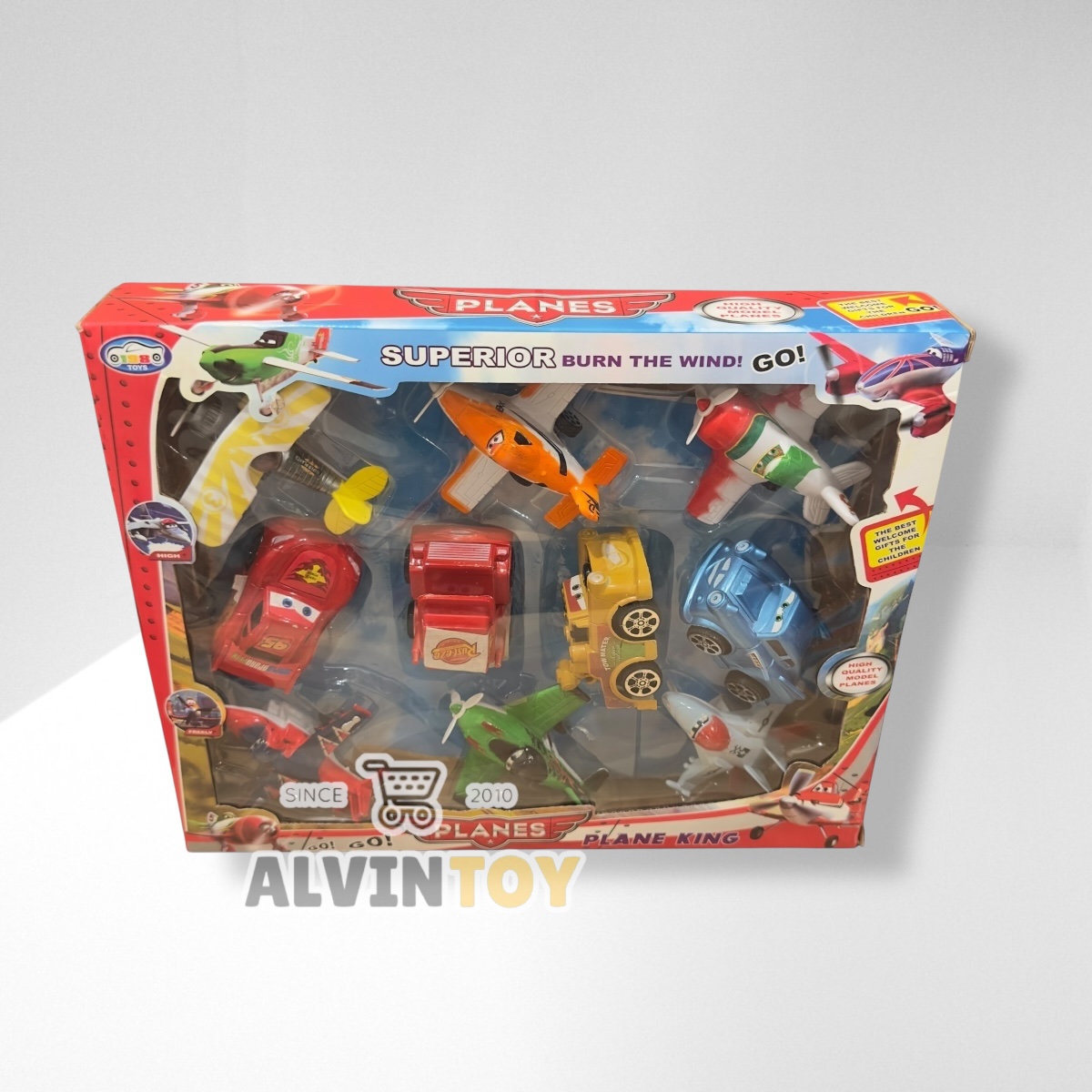 โมเดล Mcqueen + Planes 10 ตัว