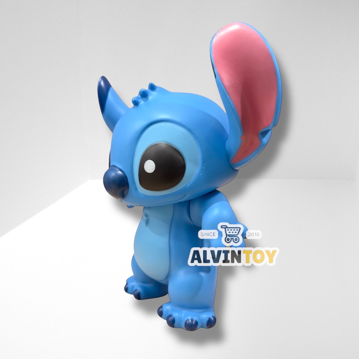 โมเดล Stitch - สติทช์ ตัวใหญ่ ขนาดความสูง 20.5 ซม.วัสดุซอร์ฟไวนิล