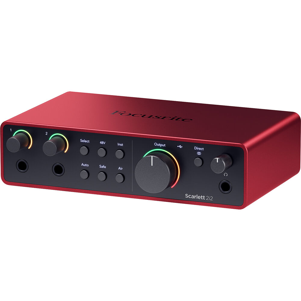 Focusrite Scarlett 2i2 (4th Gen) *ของแท้ประกัน 1ปี* USB-C Audio Interface ออดิโอ อินเตอร์เฟส, iOS/ Mac/ PC