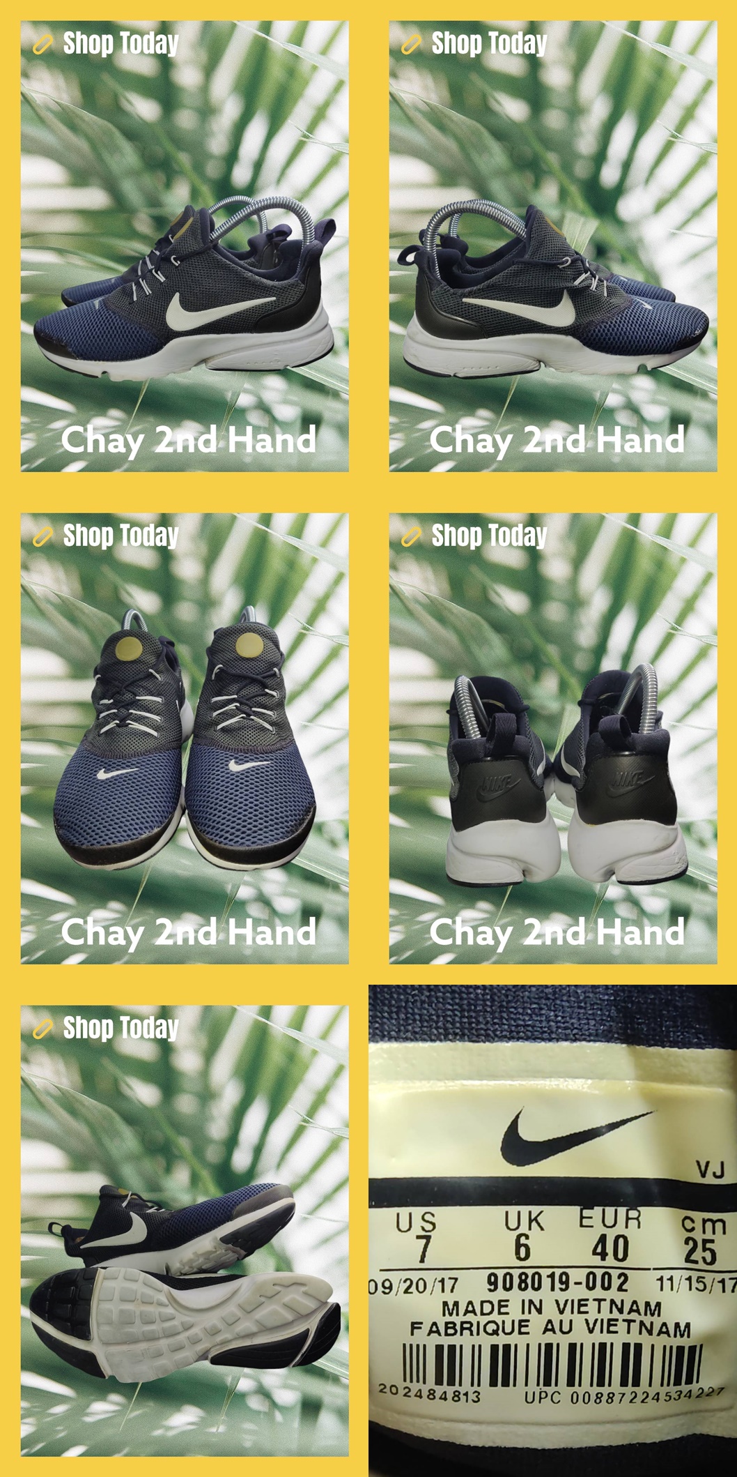 รองเท้ามือสอง SIZE#40 แบรนด์ดัง สภาพสวย ตรงปก SH40A11N106