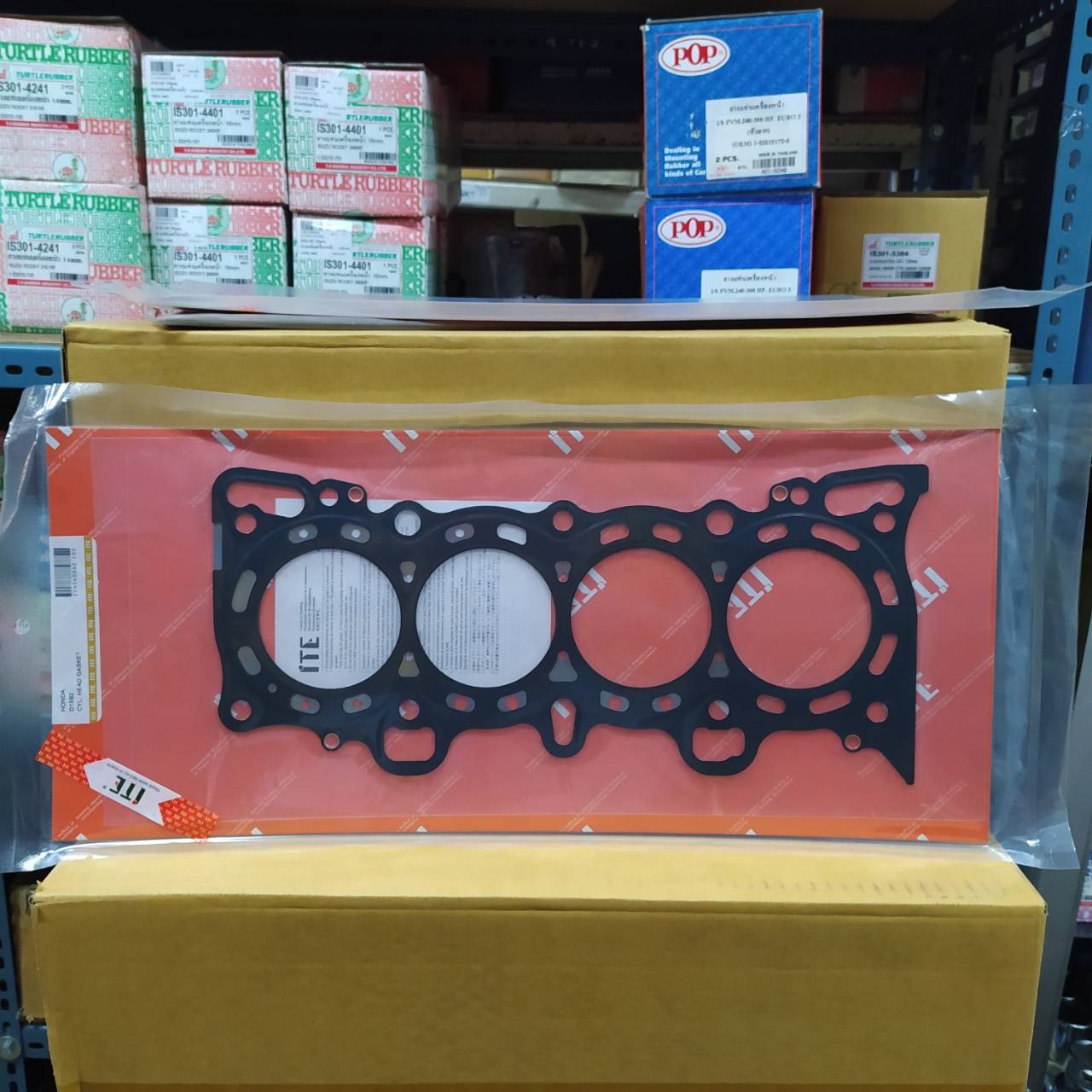 (ประกัน 1 เดือน) ประเก็นฝาสูบ HONDA D15B / D15B2 / CIVIC ปี 1987 / ฮอนด้า ซีวิค เครื่อง 1500 / ICH040060-I00 / 12251-P08-004 (แบบเหล็ก) ITE