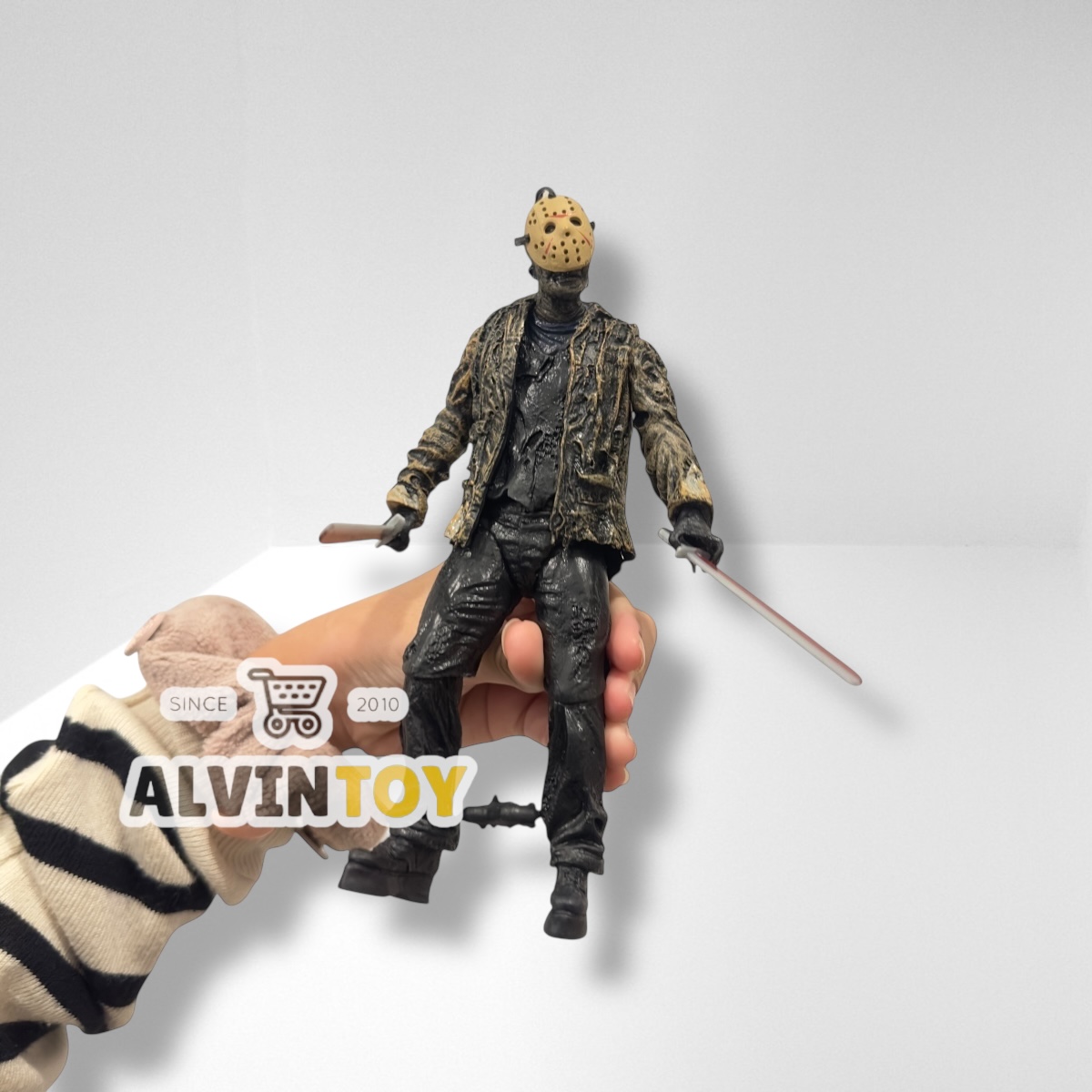 Action Figure Jason Voorhees - เจสัน พร้อมอุปกรณ์ อาวุธ หน้ากาก ขนาดความสูง 20 ซม.