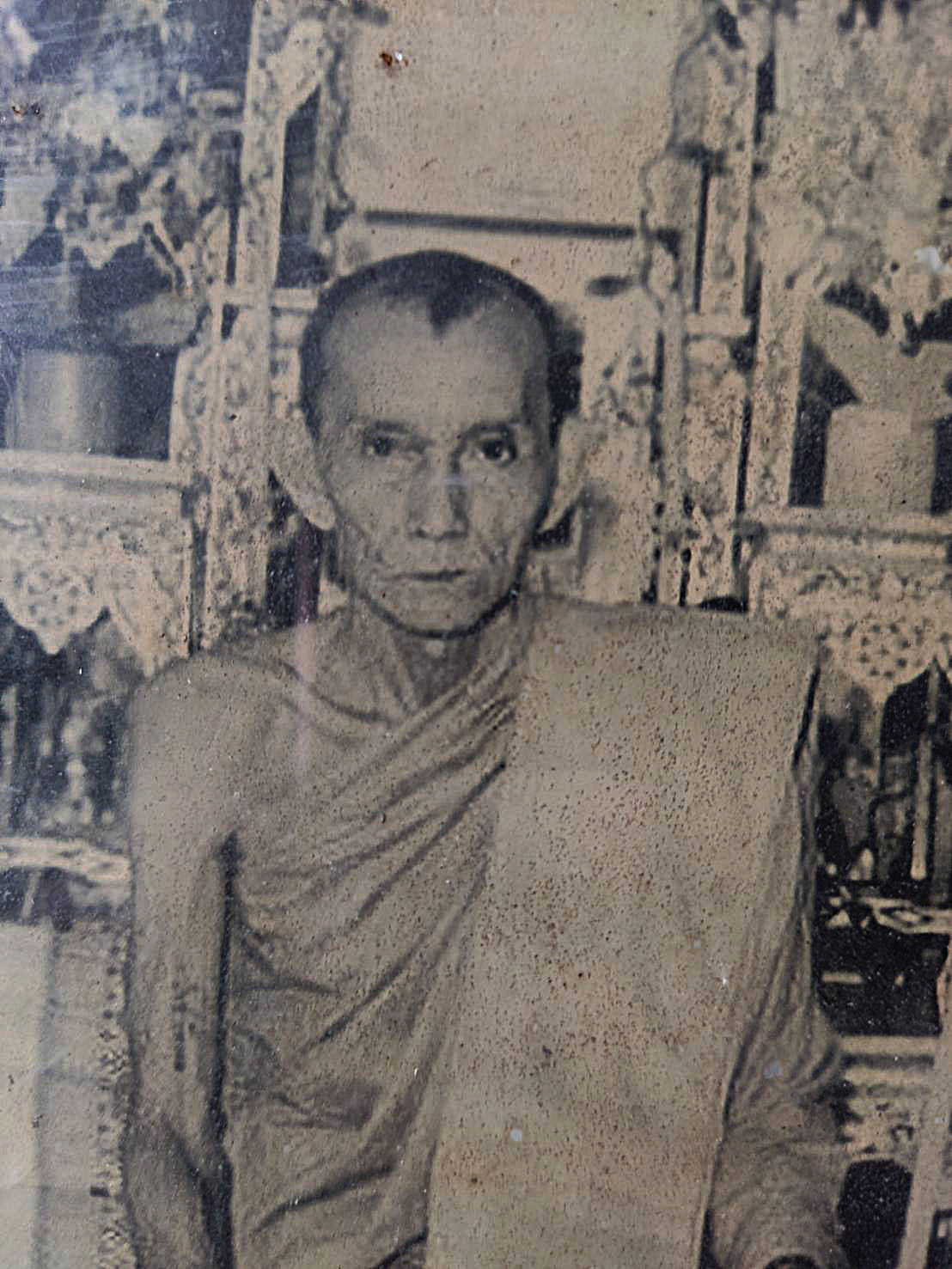 รูปถ่ายแขวนผนังหลวงพ่อกวย หลวงพ่อกวย วัดโฆสิตาราม ชัยนาท ขนาด 11x14 นิ้ว