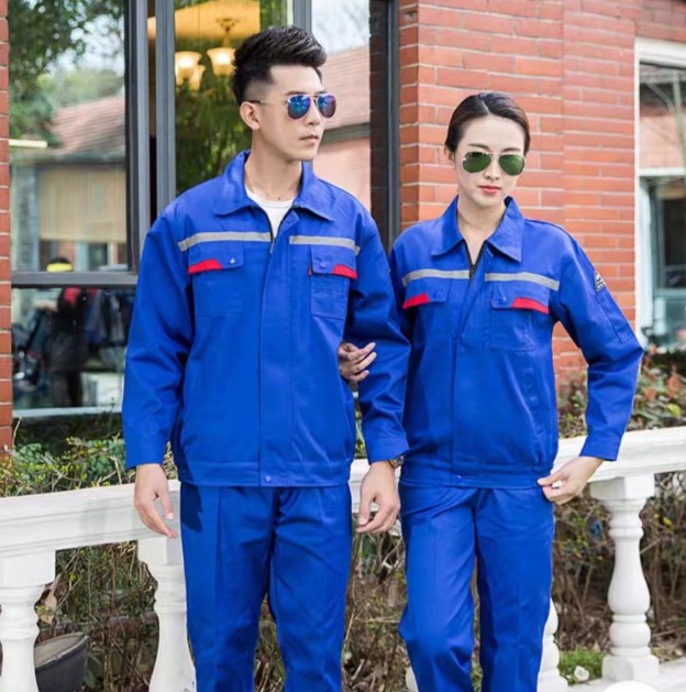 ชุดช่าง ชุดช่างป้องกันไฟฟ้าสถิตย์แขนยาว ชุดช่างไฟฟ้า ชุดช่างโรงงานไฟฟ้า